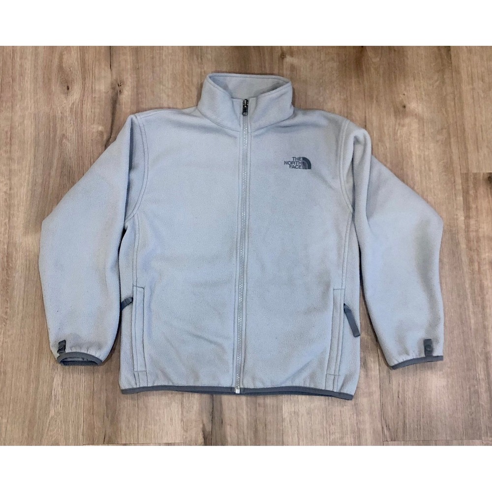 The North Face Fleece Jacket Coat Girls/Boys Size Large Gray